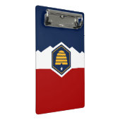 Mini Porte-bloc Mini clipboard with new flag of Utah, USA (Incliné)