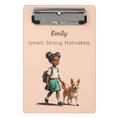 Mini Porte-bloc Mini Custom School Clipboard (Devant)