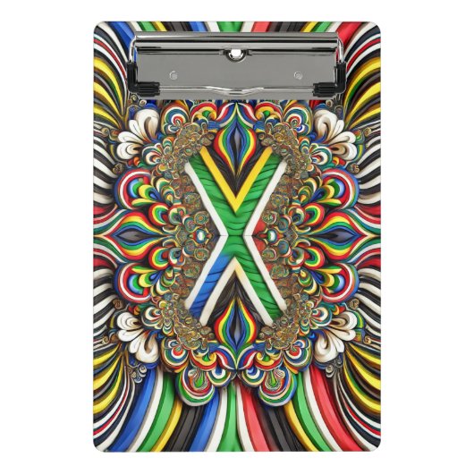 Mini Porte-bloc Mini porte - bloc aux couleurs sud-africaines (Devant)