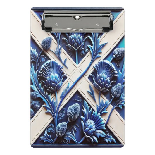 Mini Porte-bloc Mini porte - bloc avec chardon écossais (Devant)