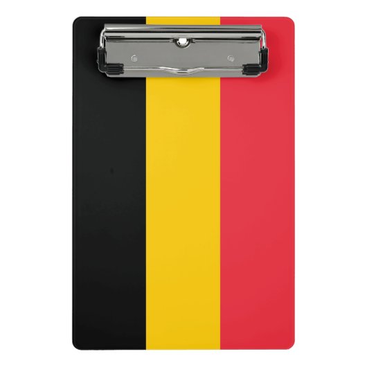 Mini Porte-bloc Mini porte - bloc avec drapeau de Belgique (Devant)