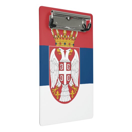 Mini Porte-bloc Mini porte - bloc avec drapeau de Serbie (Incliné)