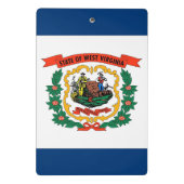Mini Porte-bloc Mini porte - bloc avec drapeau de Virginie-Occiden (Dos)