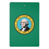 Mini Porte-bloc Mini porte - bloc avec drapeau de Washington, USA (Dos)