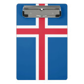 Mini Porte-bloc Mini porte - bloc avec drapeau d'Islande (Devant)