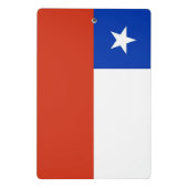 Mini Porte-bloc Mini porte - bloc avec drapeau du Chili (Dos)