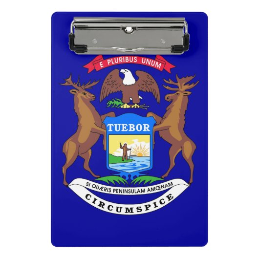 Mini Porte-bloc Mini porte - bloc avec drapeau du Michigan, USA (Devant)