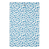 Mini Porte-bloc Mini Porte - bloc Coeur Bleu (Dos)