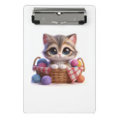 Mini Porte-bloc Mini-Porte - bloc de chat mignon (Devant)