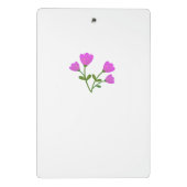 Mini Porte-bloc Mini Porte - bloc de fleurs roses (Dos)