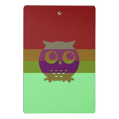 Mini Porte-bloc Mini-Porte - bloc de hibou Abstrait (Dos)