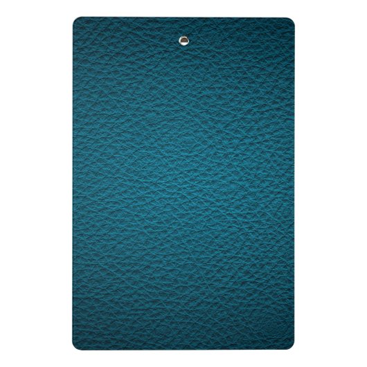 Mini Porte-bloc Mini porte - bloc en cuir bleu (Dos)