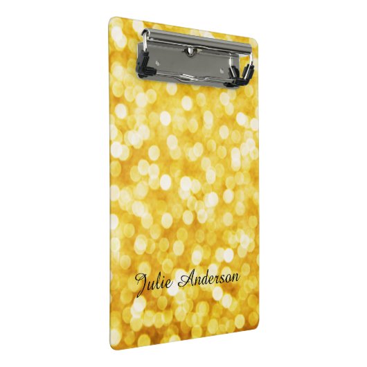 Mini Porte-bloc Mini-Porte - bloc Gold Bokeh (Incliné)