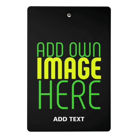 MINI PORTE-BLOC MODÈLE DE TEXTE D'IMAGE NOIRE SIMPLE ET MODERNE (Dos)