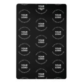 Mini Porte-bloc Modèle de texte modifiable & logo facile à remplac (Dos)