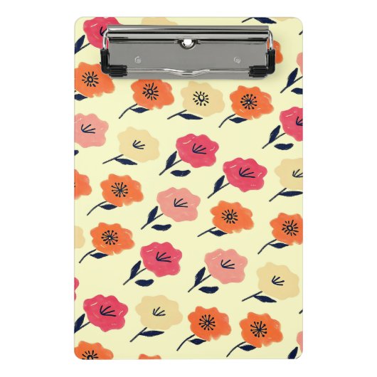 Mini Porte-bloc Modèle floral dynamique (Devant)