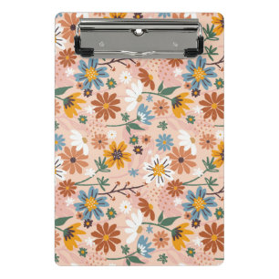 Mini Porte-bloc Modèle floral peint à la main-23136