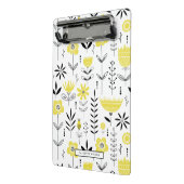 Mini Porte-bloc Modèle floral scandinave jaune (Angle2)