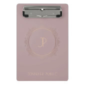 Mini Porte-bloc Modèle moderne monogramme tendance (Devant)