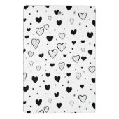 Mini Porte-bloc Modern Hearts Pattern (Dos)