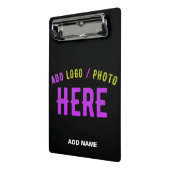 MINI PORTE-BLOC MODERNE ET MODERNE PERSONNALISABLE NOIR VÉRIFIÉ (Angle2)