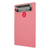 Mini Porte-bloc Moderne Monogramme Professionnel Plat Initiales si (Angle2)