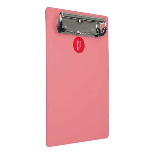 Mini Porte-bloc Moderne Monogramme Professionnel Plat Initiales si (Incliné)