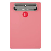 Mini Porte-bloc Moderne Monogramme Professionnel Plat Initiales si (Devant)