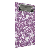 Mini Porte-bloc Moderne Violet Botanique (Incliné)