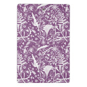 Mini Porte-bloc Moderne Violet Botanique (Dos)