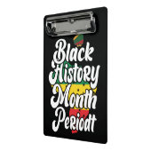 Mini Porte-bloc Mois de l'histoire noire Melanin Hommes Femmes Fil (Angle2)