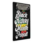 Mini Porte-bloc Mois de l'histoire noire Melanin Hommes Femmes Fil (Incliné)