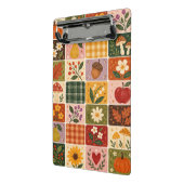 Mini Porte-bloc Moisson d'Automne Motif Patchwork Floral – Rustiqu (Angle2)
