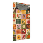 Mini Porte-bloc Moisson d'Automne Motif Patchwork Floral – Rustiqu (Incliné)