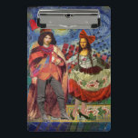 Mini Porte-bloc Mona Lisa Romantic Funny Art coloré<br><div class="desc">Cette merveilleuse invitation prend des éléments de la Mona Lisa et de Van Gogh's Starry nuit pour faire un thème mariage exceptionnellement unique et fantasque stationnaire pour une invitation, merci, numéro de table, et plus encore! Mona Lisa - Cette image présente la Mona Lisa avec son homme, dansant dans la...</div>