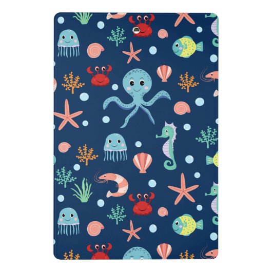 Mini Porte-bloc Monde marin (Dos)