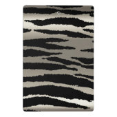 Mini Porte-bloc Monogramme Argent et zèbres noirs (Dos)