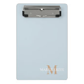 Mini Porte-bloc Monogramme de nom personnalisé (Devant)