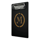 Mini Porte-bloc Monogramme d'or (Angle2)