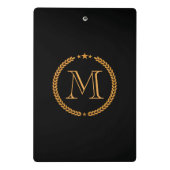 Mini Porte-bloc Monogramme d'or (Dos)