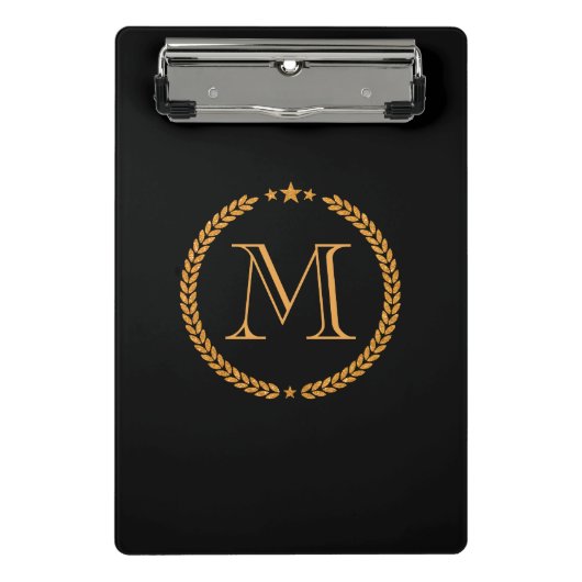 Mini Porte-bloc Monogramme d'or (Devant)