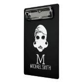 Mini Porte-bloc Monogramme drôle de moustache (Angle2)