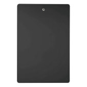 Mini Porte-bloc Monogramme gris noir artistique moderne (Dos)