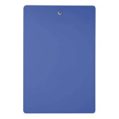 Mini Porte-bloc Monogramme initial manuscrit propre nom bleu (Dos)