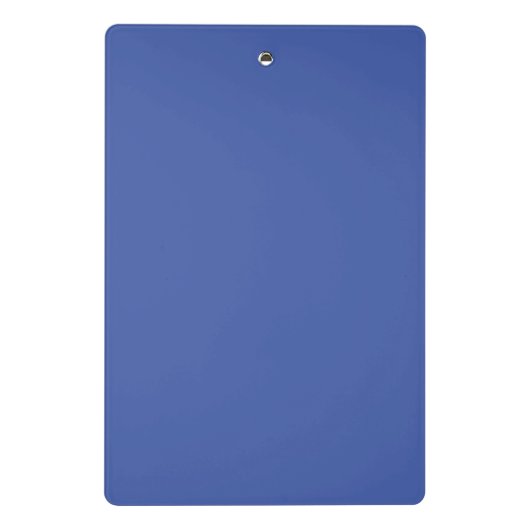 Mini Porte-bloc Monogramme initial manuscrit propre nom bleu (Dos)