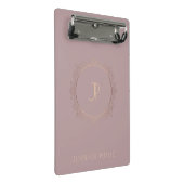 Mini Porte-bloc Monogramme moderne créatif Élégant Professionnel (Incliné)