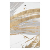 Mini Porte-bloc Monogramme | Or et gris (Dos)