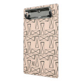 Mini Porte-bloc Monogramme | Rectangle géométrique X Design (Angle2)
