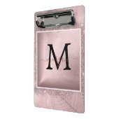 Mini Porte-bloc Monogramme rose Parties scintillant or (Angle2)