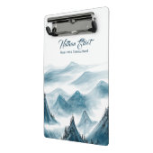 Mini Porte-bloc Monts Peinture Citation Inspirante Ajouter votre n (Angle2)